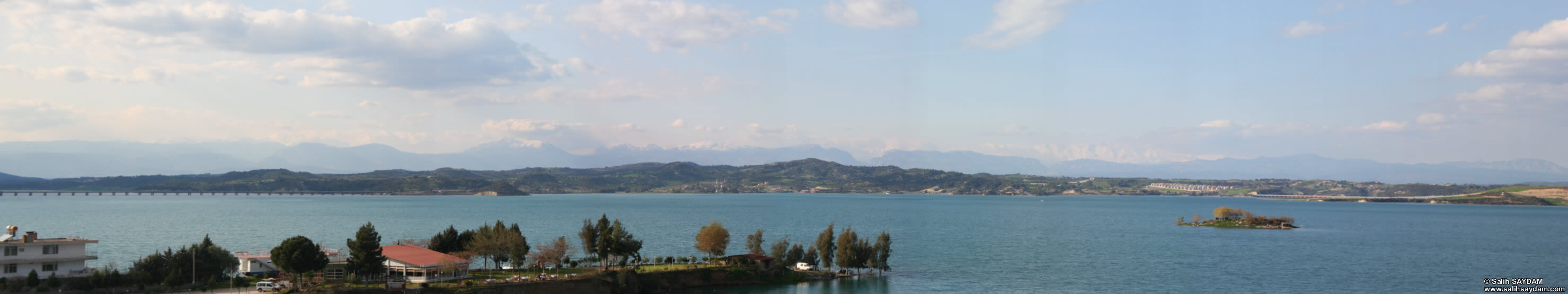 Adana'nn kuzeyinde Seyhan nehri zerinde kurulu bulunan Hidroelektrik Seyhan Baraj'nn panoramas #04