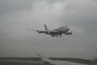 From Plane Photo Gallery 3 (Landing Boeing 747, Charles de Gaulle Airport) (Paris, France)