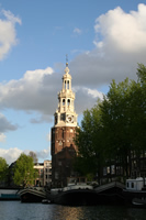 Montelbaanstoren Kulesi (Montelbaanstoren) Fotoraf Galerisi (Amsterdam, Hollanda)