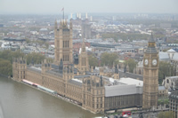 House of Parliament and Big Ben Photo Gallery 02 (From London Eye) (London, England, United Kingdom)