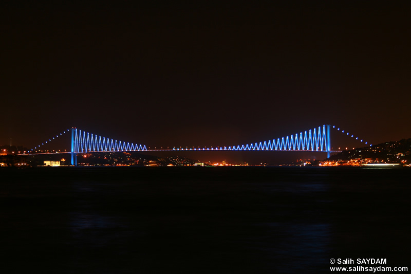 Bosphorus Bridge Photo Gallery 5 (Night) (Istanbul)