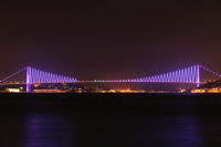 Bosphorus Bridge Photo Gallery 6 (Night) (Istanbul)