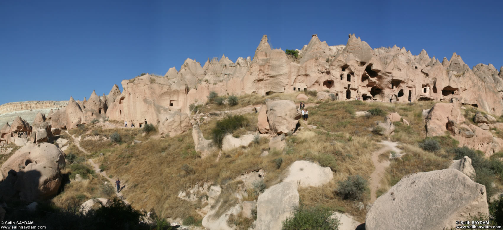 Panorama of Zelve 2 (Nevsehir, Cappadocia)