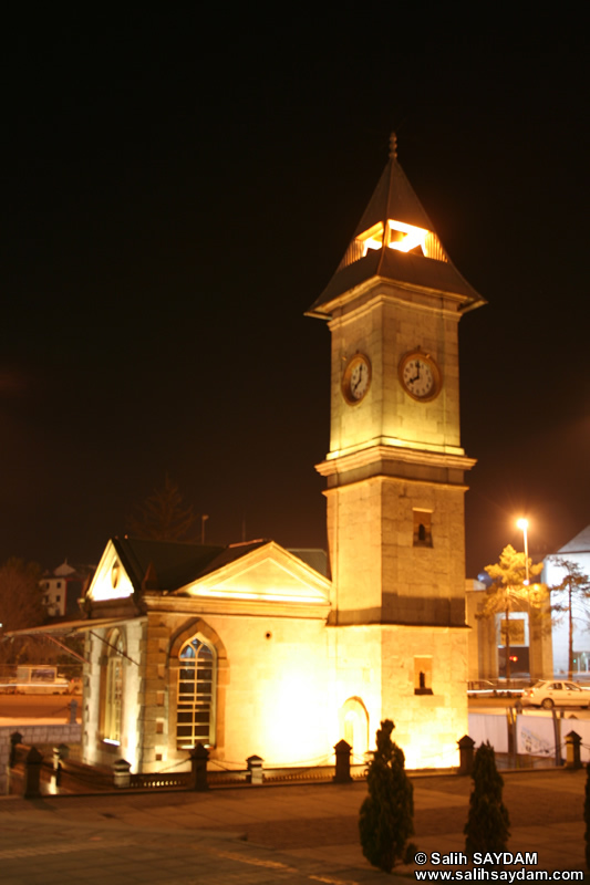 Saat Kulesi (Gece) Fotoraf Galerisi (Kayseri)