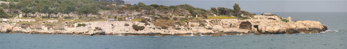 Panorama of Sightings from Outer Castle (Korykos, Maiden's Castle) 1 (Mersin, Erdemli, Kizkalesi)