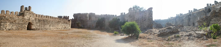 Anamur (Mamure) Castle Panorama 1 (Mersin, Anamur)