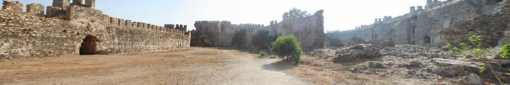 Anamur (Mamure) Castle Panorama 2 (Mersin, Anamur)