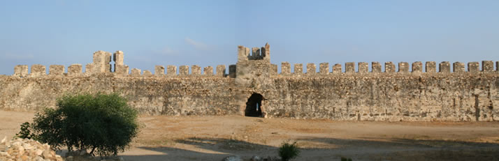 Anamur (Mamure) Castle Panorama 4 (Mersin, Anamur)