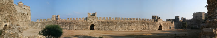 Anamur (Mamure) Castle Panorama 5 (Mersin, Anamur)