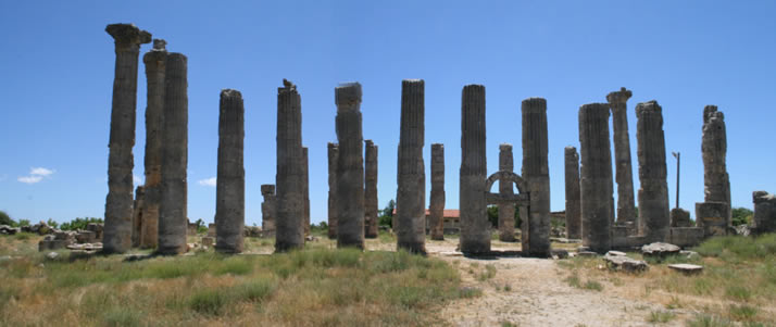 Zeus "Olbios" Temple Panorama 2 (Mersin, Silifke, Diocaesarea (Uzuncaburc))
