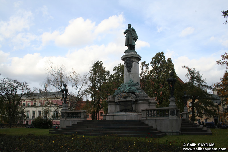 Adam Mickiewicz Monument (Pomnik Adama Mickiewicza) Photo Gallery (Warsaw, Poland)