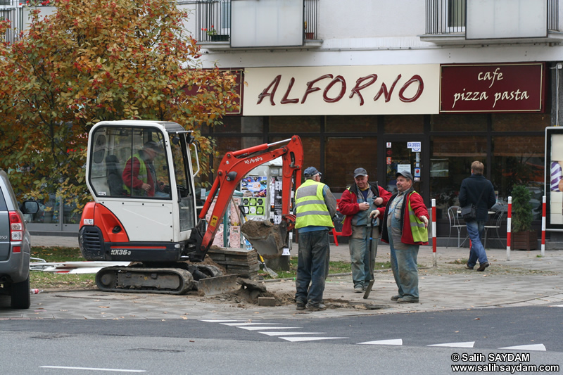 Sidewalk Work Photo Gallery (Warsaw, Poland)