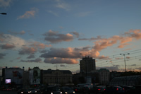 Sunset in Warsaw Photo Gallery (Warsaw, Poland)