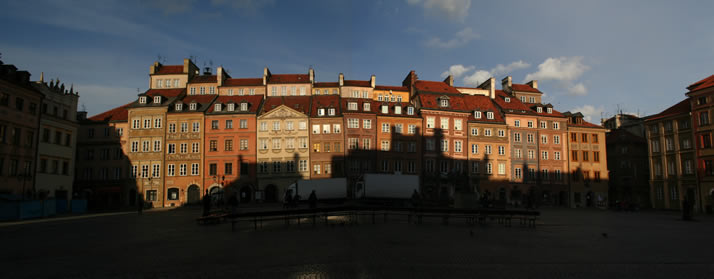 Panorama of Old Town Market Place 3 (Old Town, Warsaw, Poland)