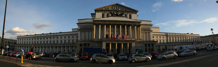 Panorama of Grand Theatre - National Opera (Teatr Wielki-Opera Narodowa) 1 (Warsaw, Poland)